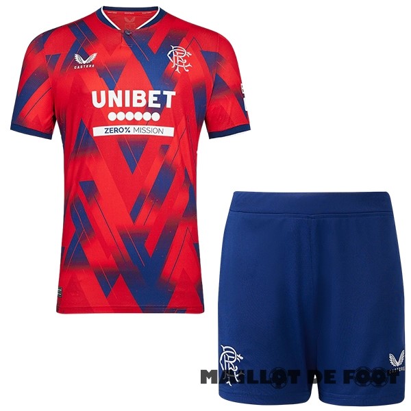 Foot Maillot Pas Cher Fourth Conjunto De Homme Rangers 2023 2024 Rouge