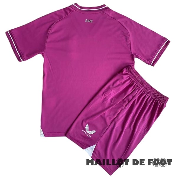 Foot Maillot Pas Cher Gardien Conjunto De Enfant Irlande 2023 Purpura