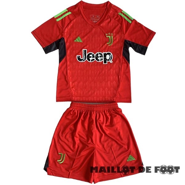 Foot Maillot Pas Cher Gardien Conjunto De Enfant Juventus 2023 2024 Rouge