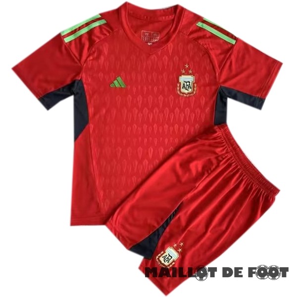 Foot Maillot Pas Cher Gardien Conjunto De Homme Argentine 2022 Rouge