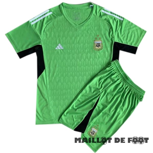 Foot Maillot Pas Cher Gardien Conjunto De Homme Argentine 2022 Vert