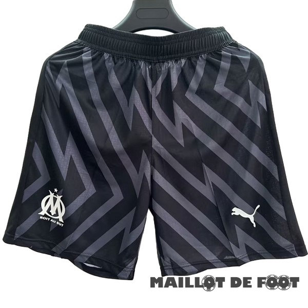 Foot Maillot Pas Cher Gardien Joueurs Pantalon Marsella 2023 2024 Noir