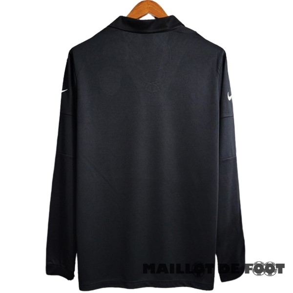 Foot Maillot Pas Cher Gardien Manches Longues Brésil Retro 2004 Noir