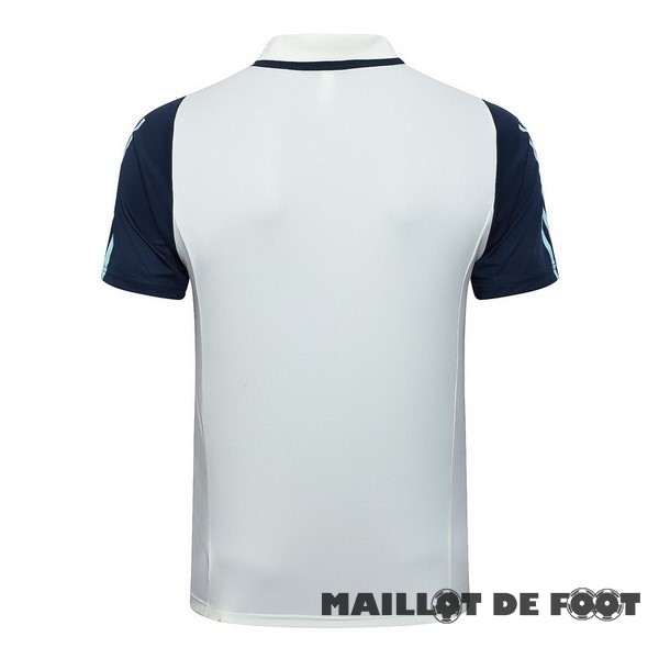 Foot Maillot Pas Cher Polo Ajax 2023 2024 Blanc Bleu