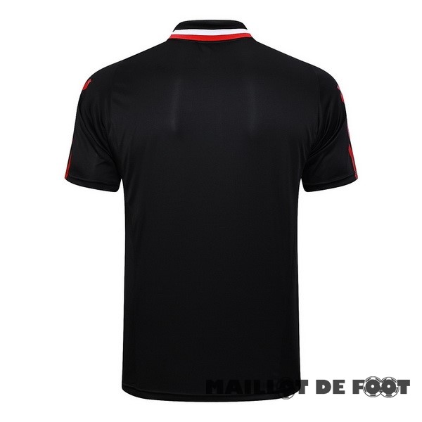 Foot Maillot Pas Cher Polo Manchester United 2023 2024 Noir Rouge