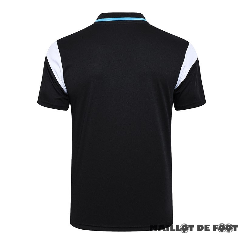Foot Maillot Pas Cher Polo Marsella 2023 2024 Bleu Marine Blanc