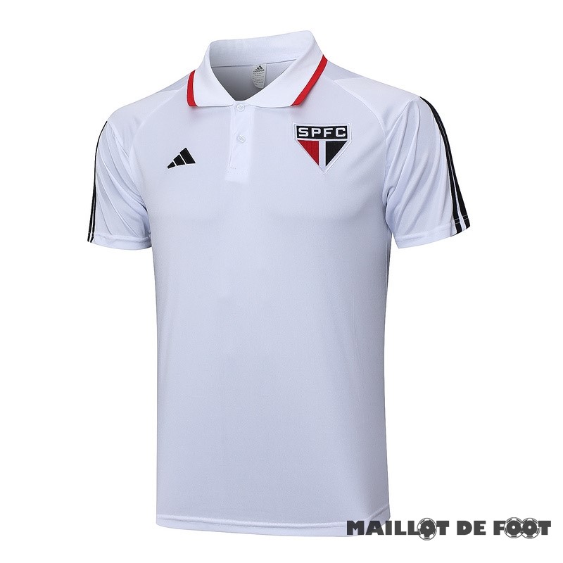 Foot Maillot Pas Cher Polo São Paulo 2023 2024 Blanc