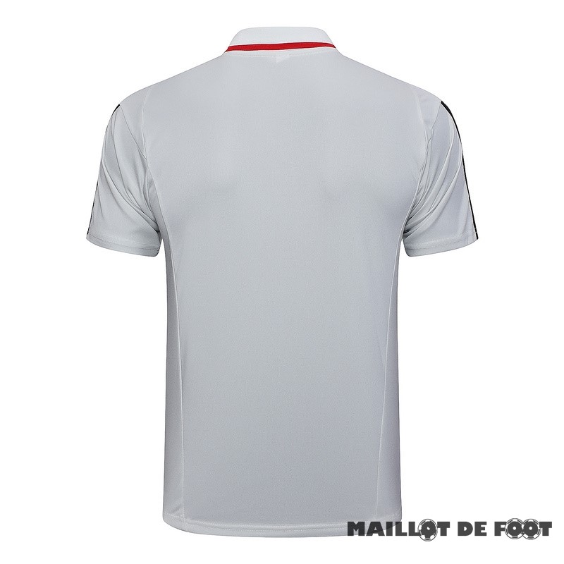 Foot Maillot Pas Cher Polo São Paulo 2023 2024 Gris Clair