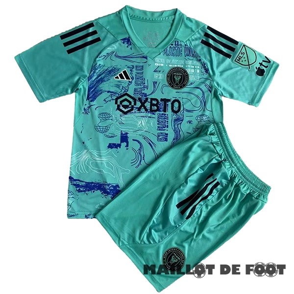 Foot Maillot Pas Cher Spécial Conjunto De Enfant Inter Miami 2023 2024 Bleu