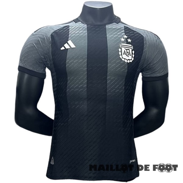 Foot Maillot Pas Cher Spécial Joueurs Maillot Argentine 2024 Noir Gris