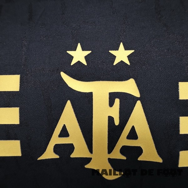 Foot Maillot Pas Cher Spécial Joueurs Maillot Argentine 2024 Noir Jaune
