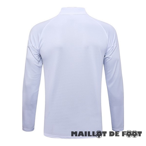 Foot Maillot Pas Cher Sudadera Entrainement AC Milan 2023 2024 Blanc I Rouge