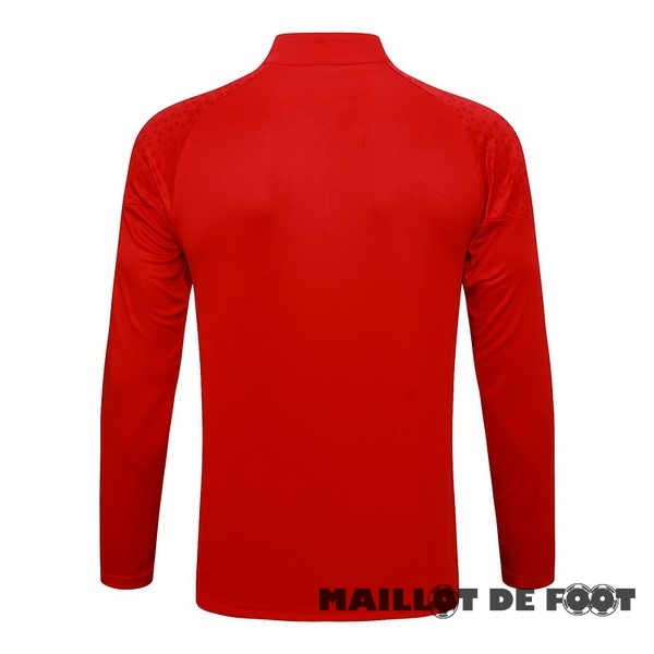 Foot Maillot Pas Cher Sudadera Entrainement AC Milan 2023 2024 Rouge