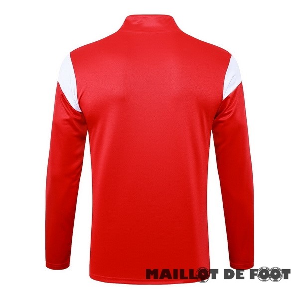 Foot Maillot Pas Cher Sudadera Entrainement AC Milan 2023 2024 Rouge Noir Blanc