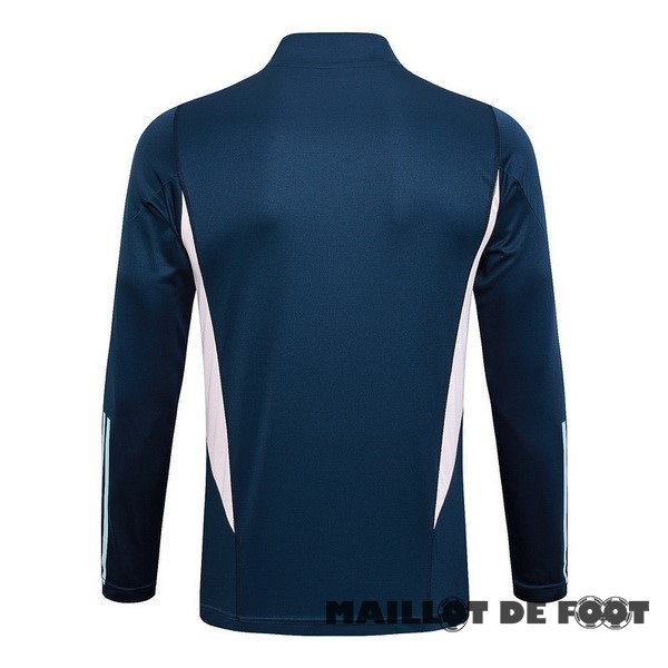 Foot Maillot Pas Cher Sudadera Entrainement Ajax 2023 2024 Bleu Marine Rose