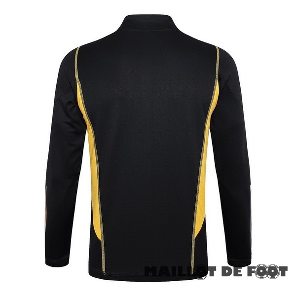 Foot Maillot Pas Cher Sudadera Entrainement Argentine 2023 Noir Jaune