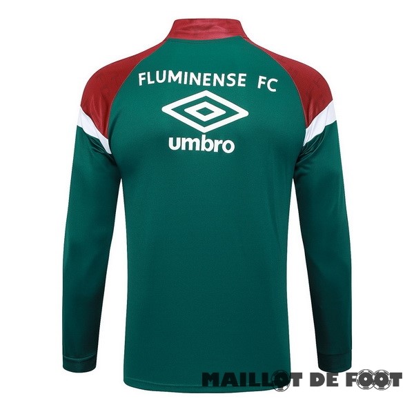 Foot Maillot Pas Cher Sudadera Entrainement Fluminenseo 2023 2024 Vert Rouge