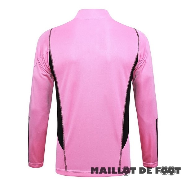 Foot Maillot Pas Cher Sudadera Entrainement Inter Miami 2023 2024 Noir Rose