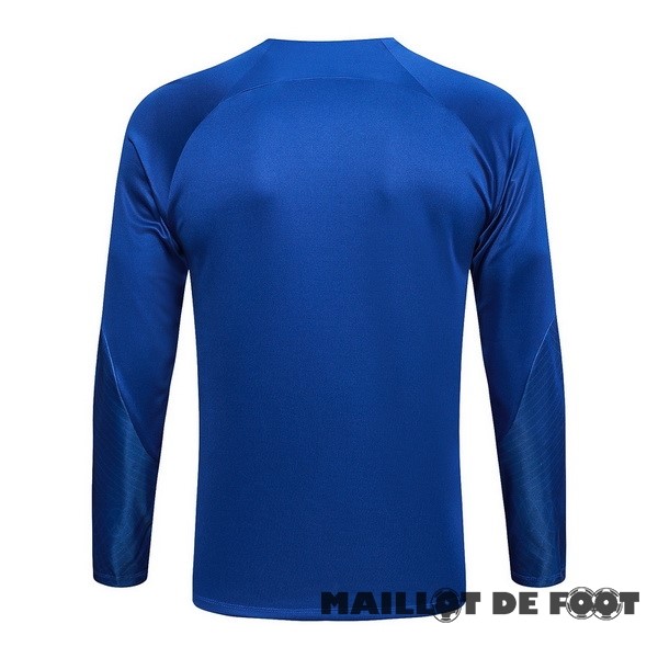 Foot Maillot Pas Cher Sudadera Entrainement Inter Milán 2023 2024 Bleu Jaune