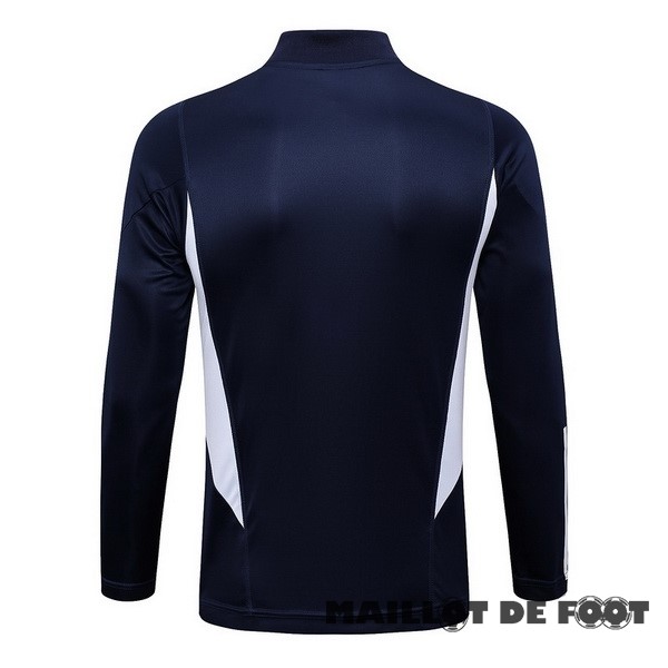 Foot Maillot Pas Cher Sudadera Entrainement Italie 2023 Bleu Marine I Blanc