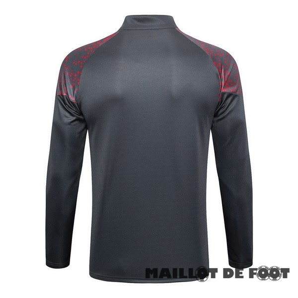 Foot Maillot Pas Cher Sudadera Entrainement Manchester City 2023 2024 Gris Rouge
