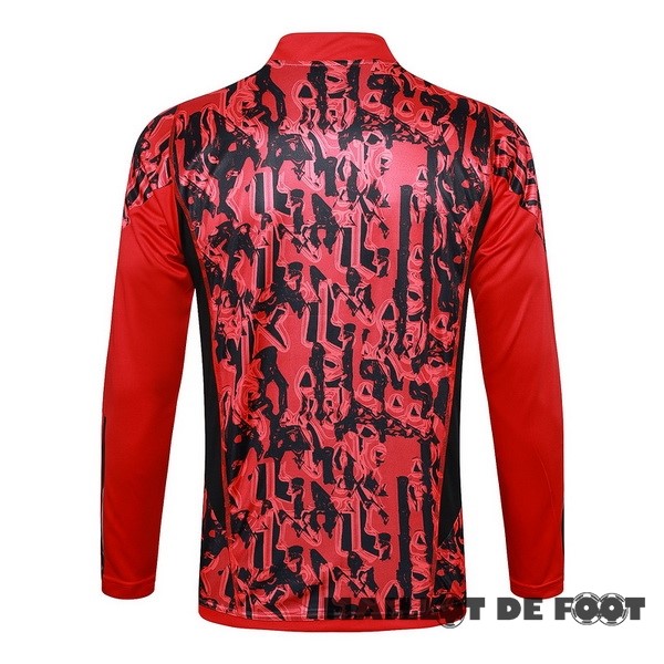 Foot Maillot Pas Cher Sudadera Entrainement Manchester United 2023 2024 Rouge Noir