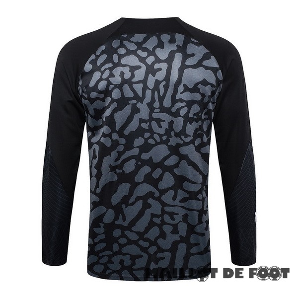 Foot Maillot Pas Cher Sudadera Entrainement Paris Saint Germain 2023 2024 Gris Noir