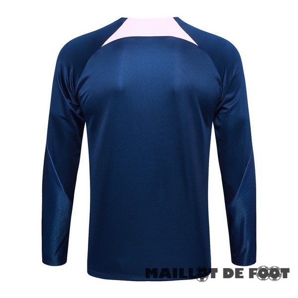 Foot Maillot Pas Cher Sudadera Entrainement Tottenham Hotspur 2023 2024 Bleu Marine