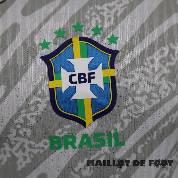 Foot Maillot Pas Cher Thailande Concept Gardien Joueurs Maillot Brésil 2024 Blanc