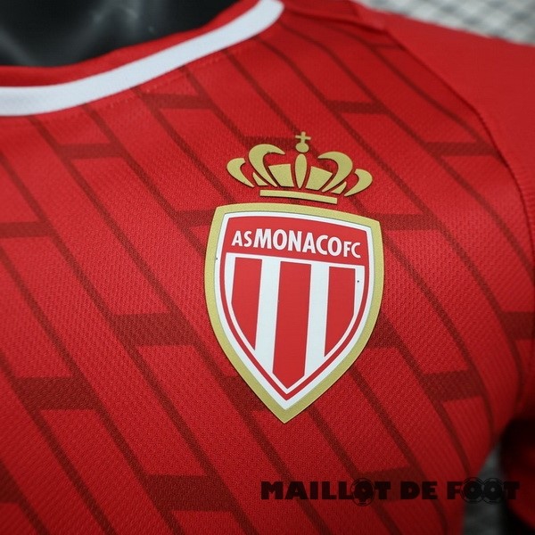 Foot Maillot Pas Cher Thailande Domicile Joueurs Maillot AS Monaco 2023 2024 Rouge Blanc