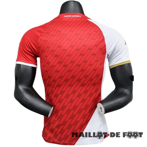 Foot Maillot Pas Cher Thailande Domicile Joueurs Maillot AS Monaco 2023 2024 Rouge Blanc