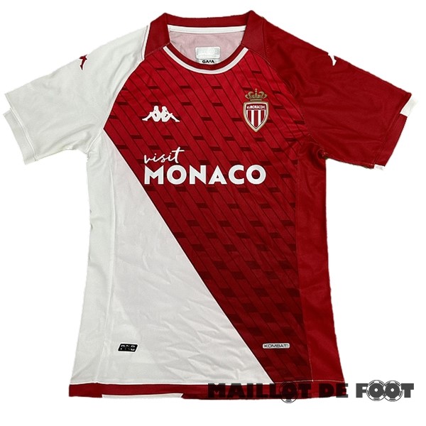 Foot Maillot Pas Cher Thailande Domicile Joueurs Maillot AS Monaco 2023 2024 Rouge I Blanc