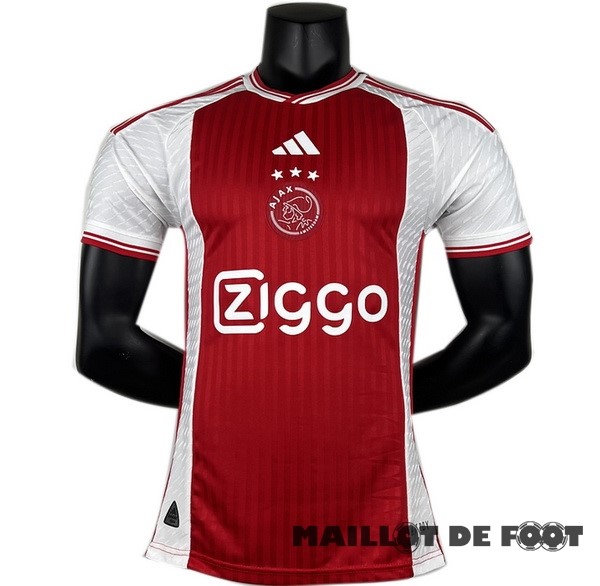 Foot Maillot Pas Cher Thailande Domicile Joueurs Maillot Ajax 2023 2024 Rouge Blanc