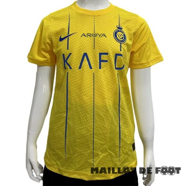 Foot Maillot Pas Cher Thailande Domicile Joueurs Maillot Enfant AC Milan 2023 2024 Jaune