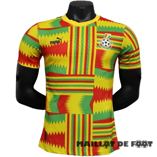 Foot Maillot Pas Cher Thailande Domicile Joueurs Maillot Ghana 2023 Jaune