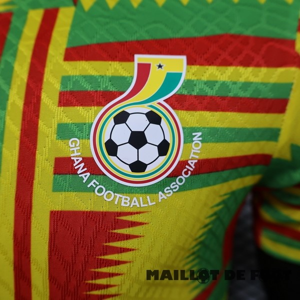 Foot Maillot Pas Cher Thailande Domicile Joueurs Maillot Ghana 2023 Jaune