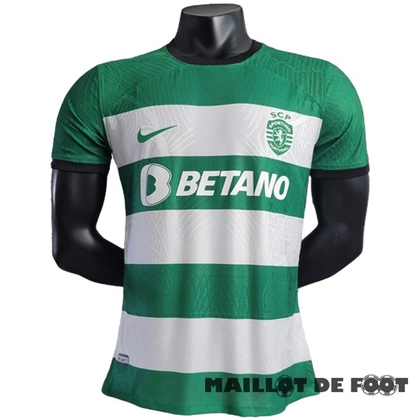 Foot Maillot Pas Cher Thailande Domicile Joueurs Maillot Lisboa 2023 2024 Vert