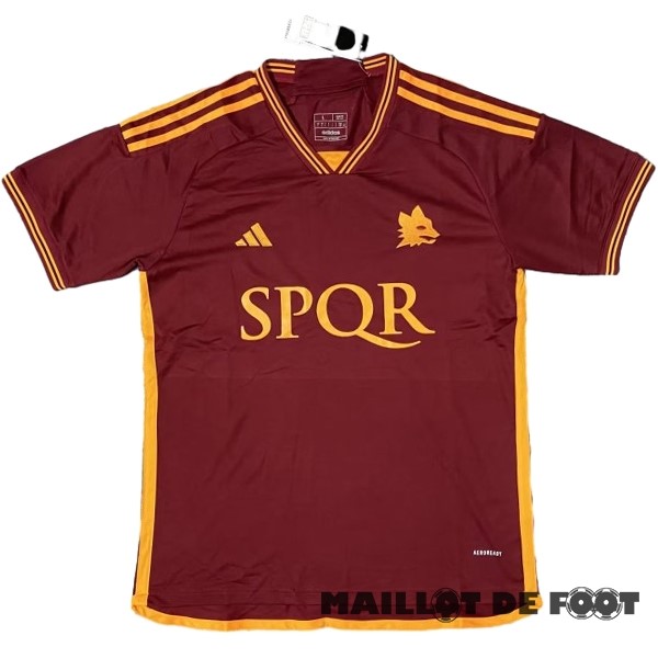 Foot Maillot Pas Cher Thailande Domicile Maillot As Roma 2023 2024 II Rouge