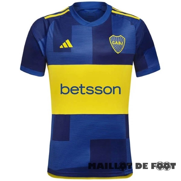 Foot Maillot Pas Cher Thailande Domicile Maillot Boca Juniors 2023 2024 Bleu Jaune