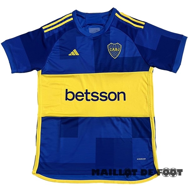 Foot Maillot Pas Cher Thailande Domicile Maillot Boca Juniors 2023 2024 Bleu Jaune