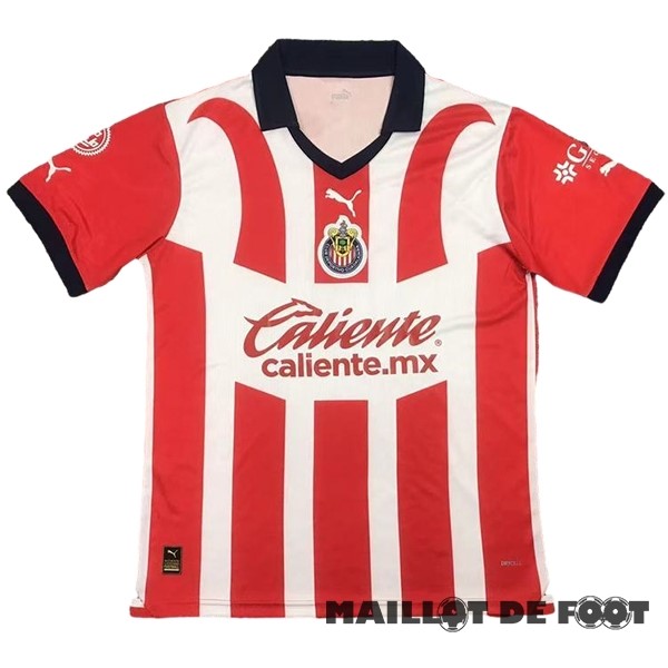 Foot Maillot Pas Cher Thailande Domicile Maillot CD Guadalajara 2023 2024 Rouge