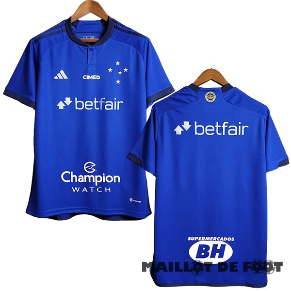 Foot Maillot Pas Cher Thailande Domicile Maillot Cruzeiro EC 2023 2024 I Bleu
