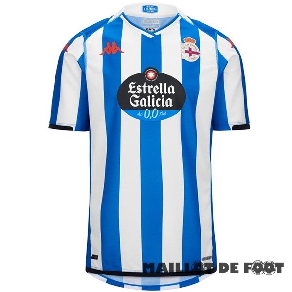 Foot Maillot Pas Cher Thailande Domicile Maillot Deportivo de La Coruna 2023 2024 Bleu