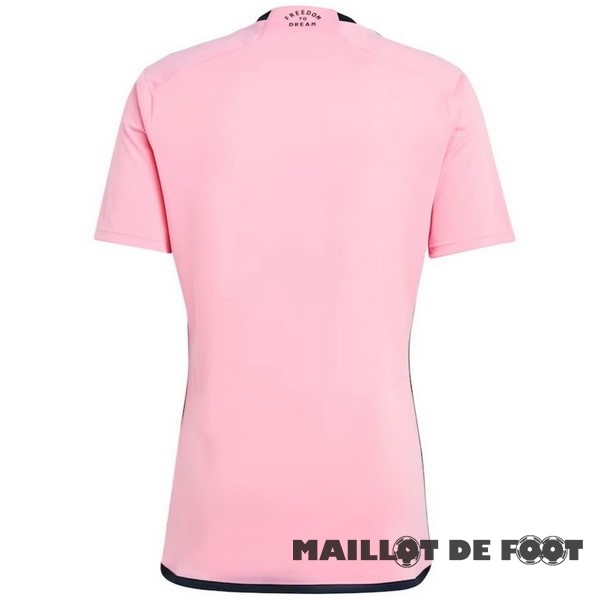 Foot Maillot Pas Cher Thailande Domicile Maillot Inter Miami 2024 2025 Rose