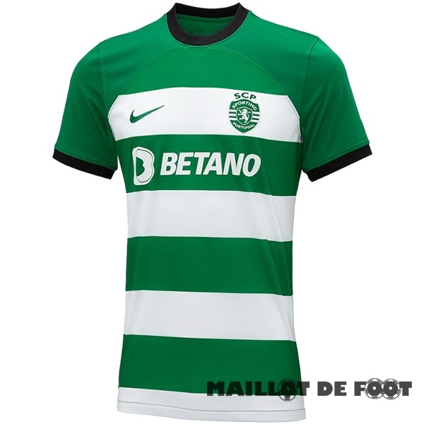 Foot Maillot Pas Cher Thailande Domicile Maillot Lisboa 2023 2024 Vert