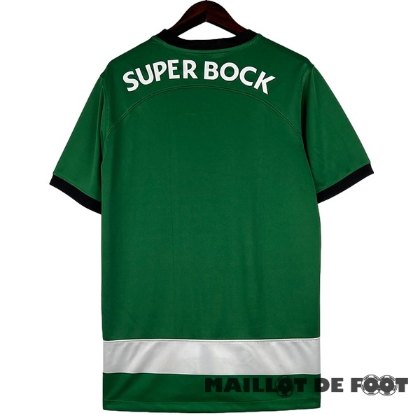 Foot Maillot Pas Cher Thailande Domicile Maillot Lisboa 2023 2024 Vert