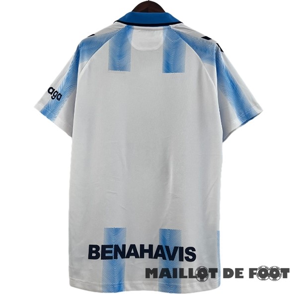 Foot Maillot Pas Cher Thailande Domicile Maillot Málaga CF 2023 2024 Bleu Blanc