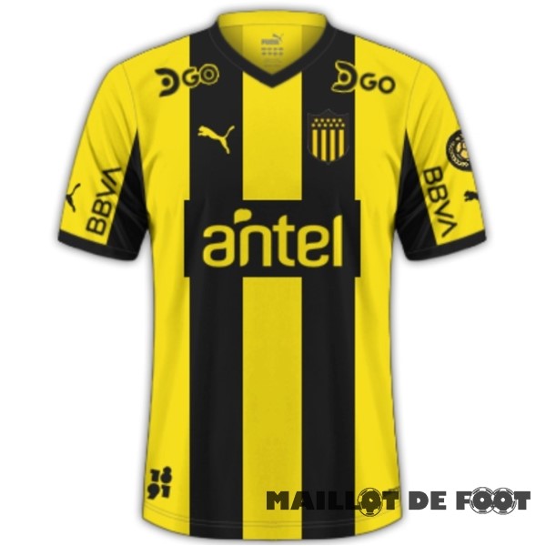 Foot Maillot Pas Cher Thailande Domicile Maillot Penarol 2023 2024 Noir Jaune