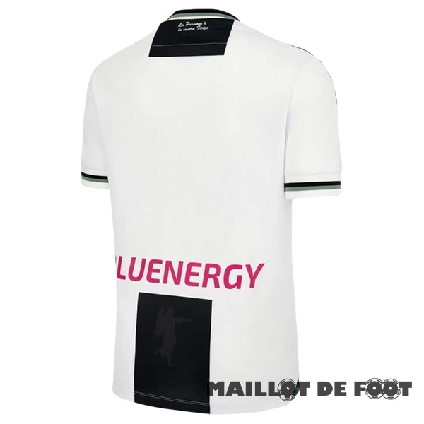 Foot Maillot Pas Cher Thailande Domicile Maillot Udinese 2023 2024 Blanc Noir