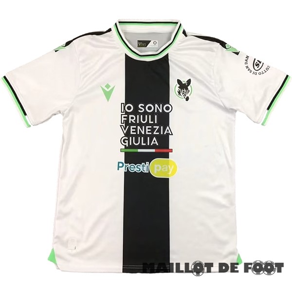 Foot Maillot Pas Cher Thailande Domicile Maillot Udinese 2023 2024 Blanc Noir